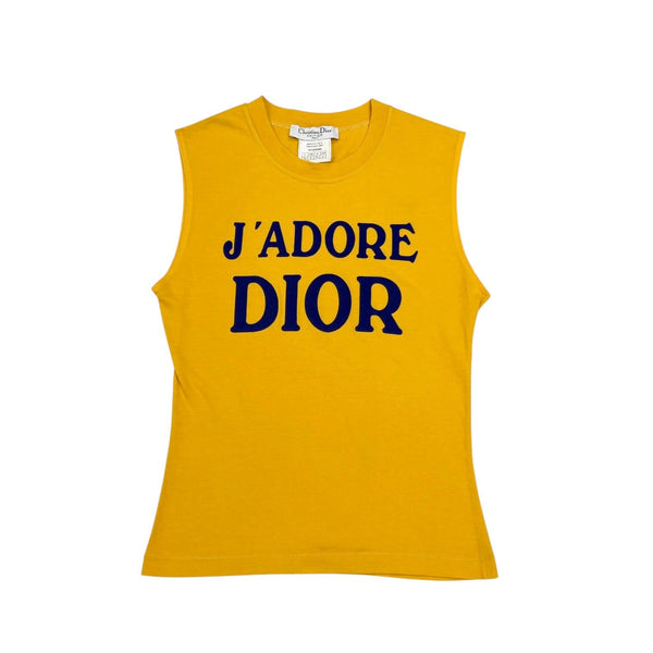 Dior J’adore Yellow Logo Tank
