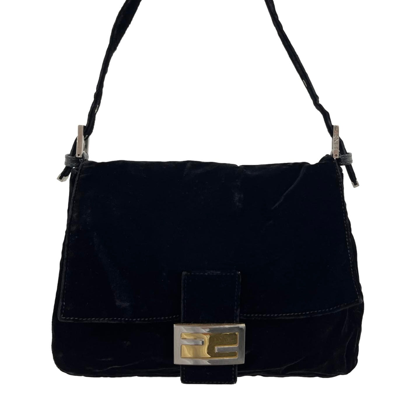 Fendi Velvet Mamma Baguette Bag