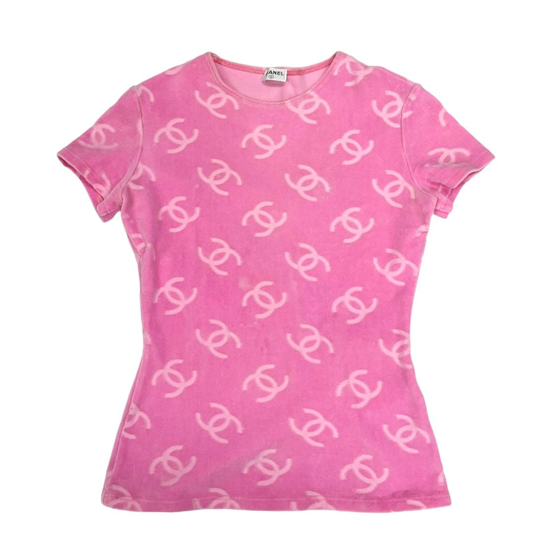 Chanel T- Shirt Pink Yellow mix Black Tencel 232702