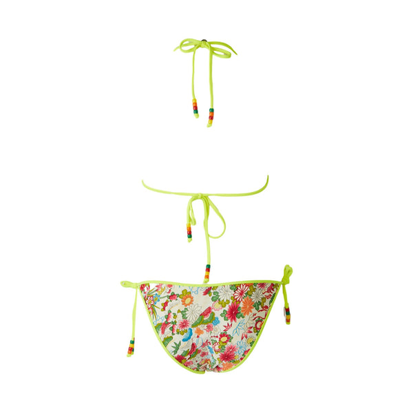 Dior Neon Floral Print Bikini