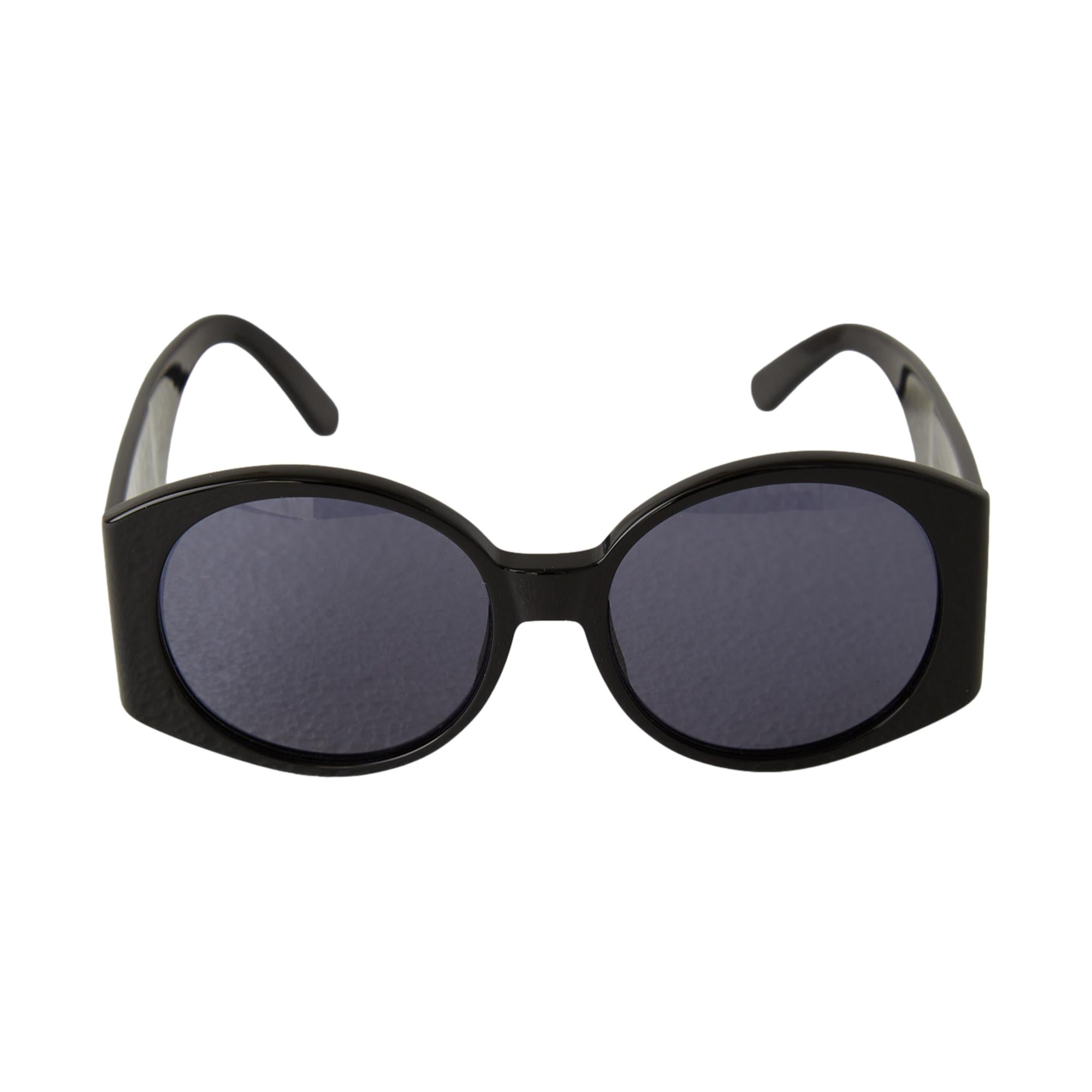 Chanel Jumbo Black Logo Sunglasses