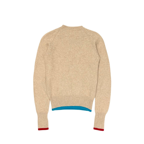 Chanel Cashmere Contrast Logo Sweater