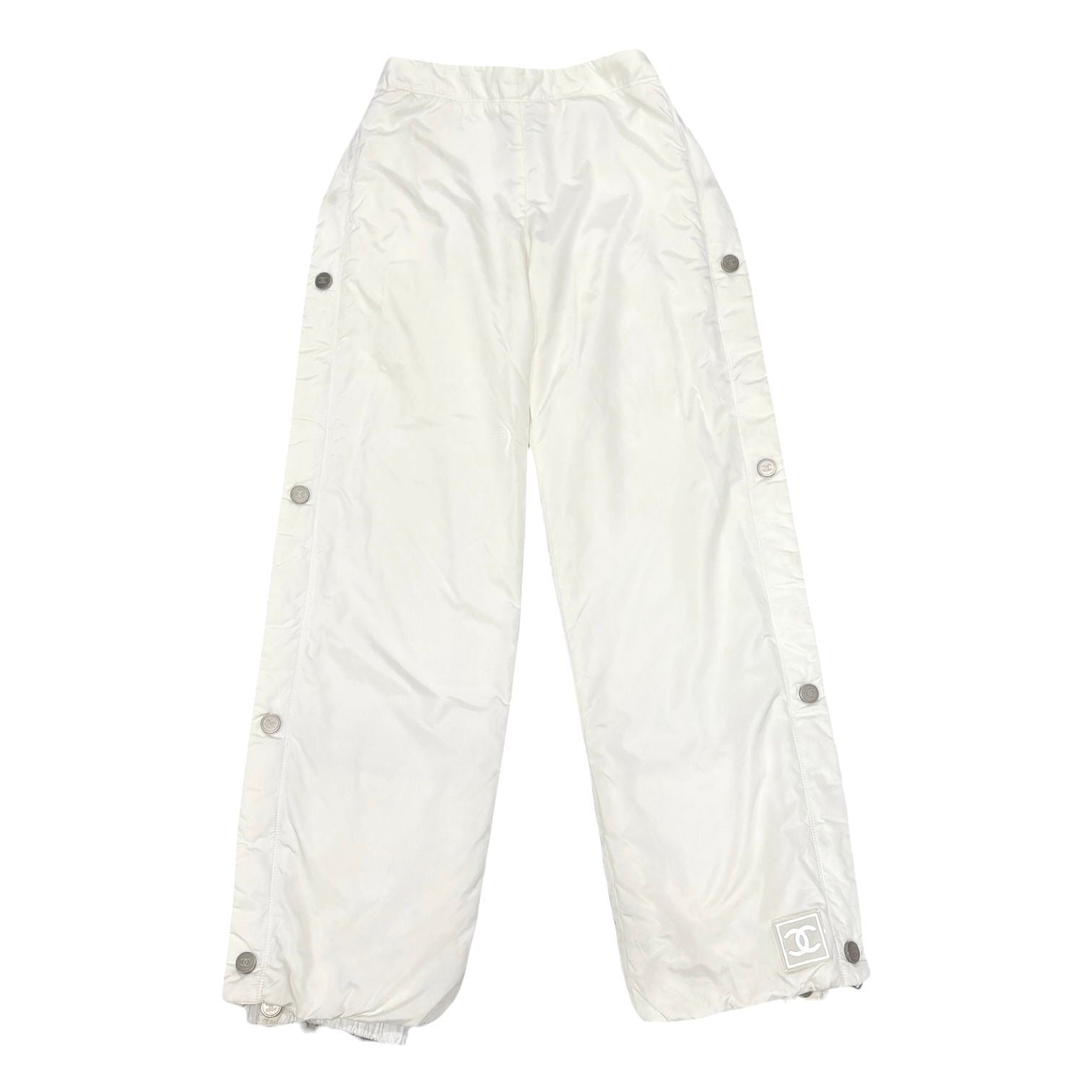 Chanel White Logo Breakaway Bottoms