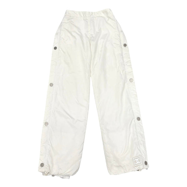 Chanel White Logo Breakaway Bottoms