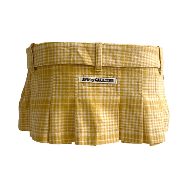 Jean Paul Gaultier Yellow Micro Skirt