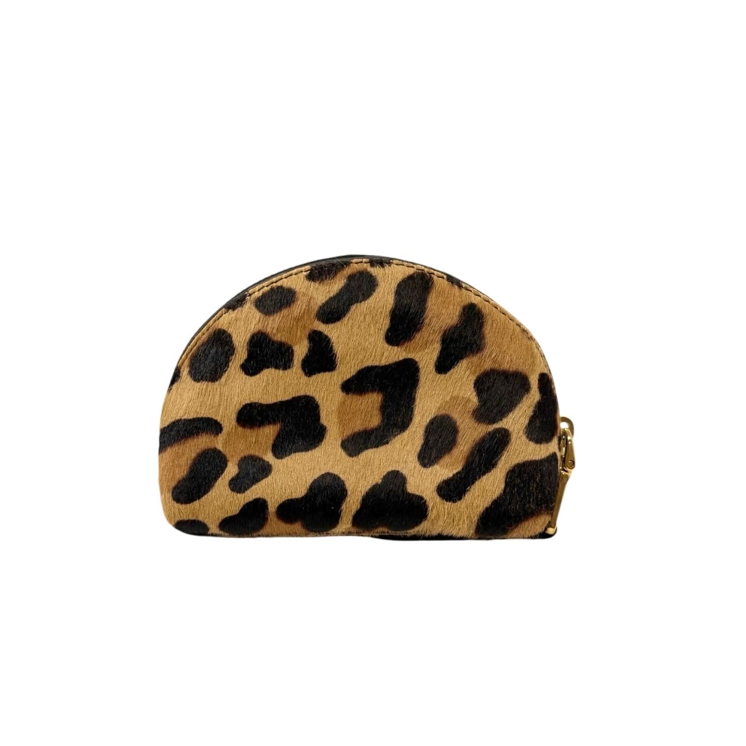 Prada Cheetah Calf-Hair Pouch