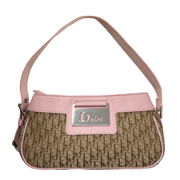 Dior Pink Logo Shoulder Bag