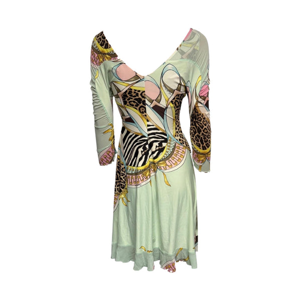 Roberto Cavalli 2004 Long Sleeve Dress