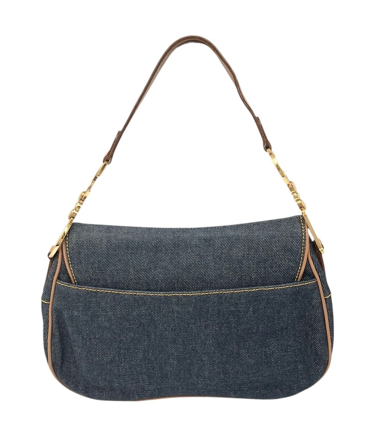 Dior Denim Double Saddle Bag