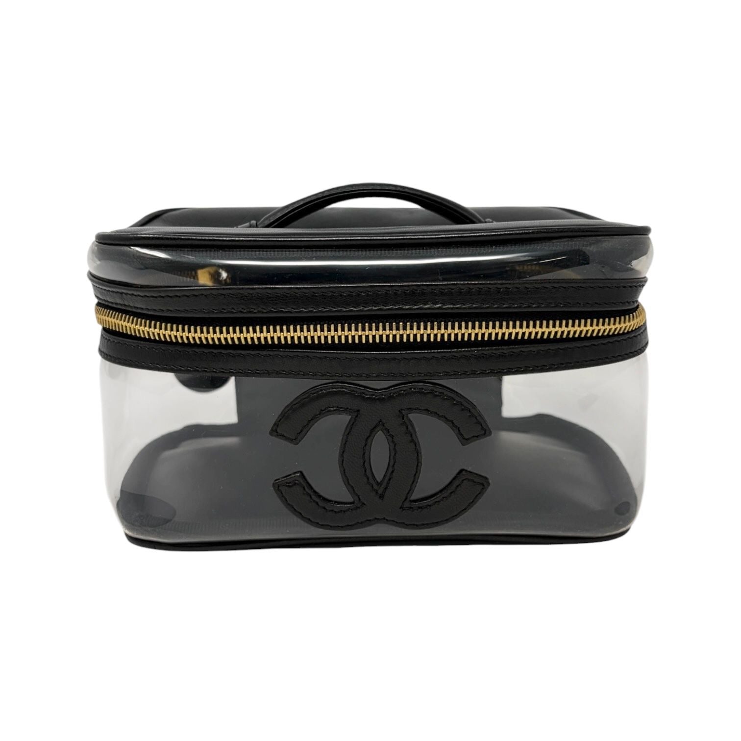 Chanel Black Transparent Vanity Bag