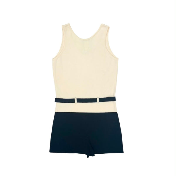 Chanel Logo Belted Romper