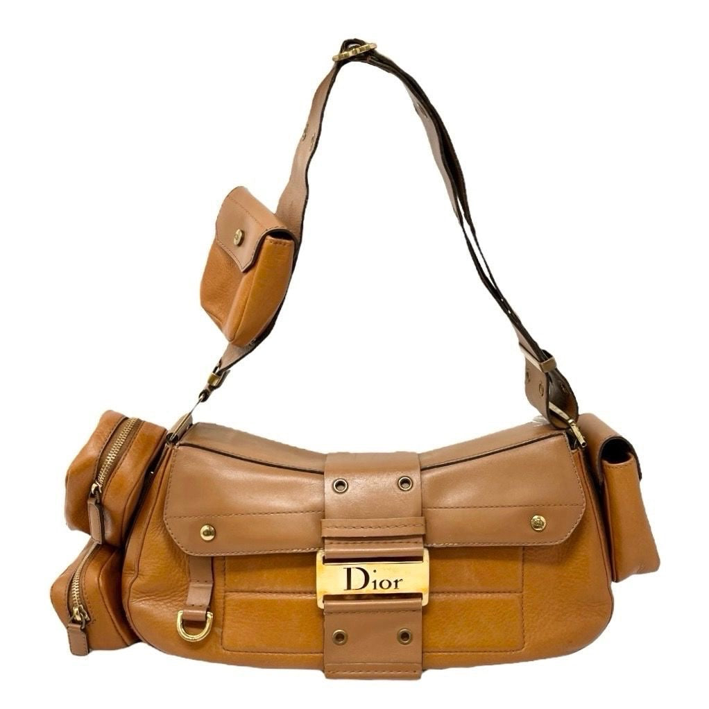 Dior Tan Leather Columbus Bag