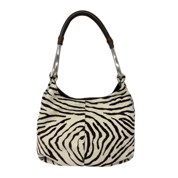 Prada Zebra Logo Shoulder Bag