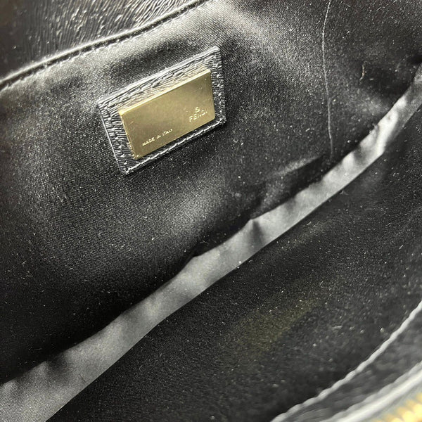 Fendi Black Fur Shoulder Bag