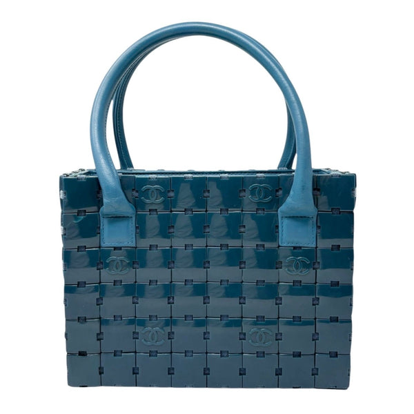 Chanel Blue Logo Puzzle Bag