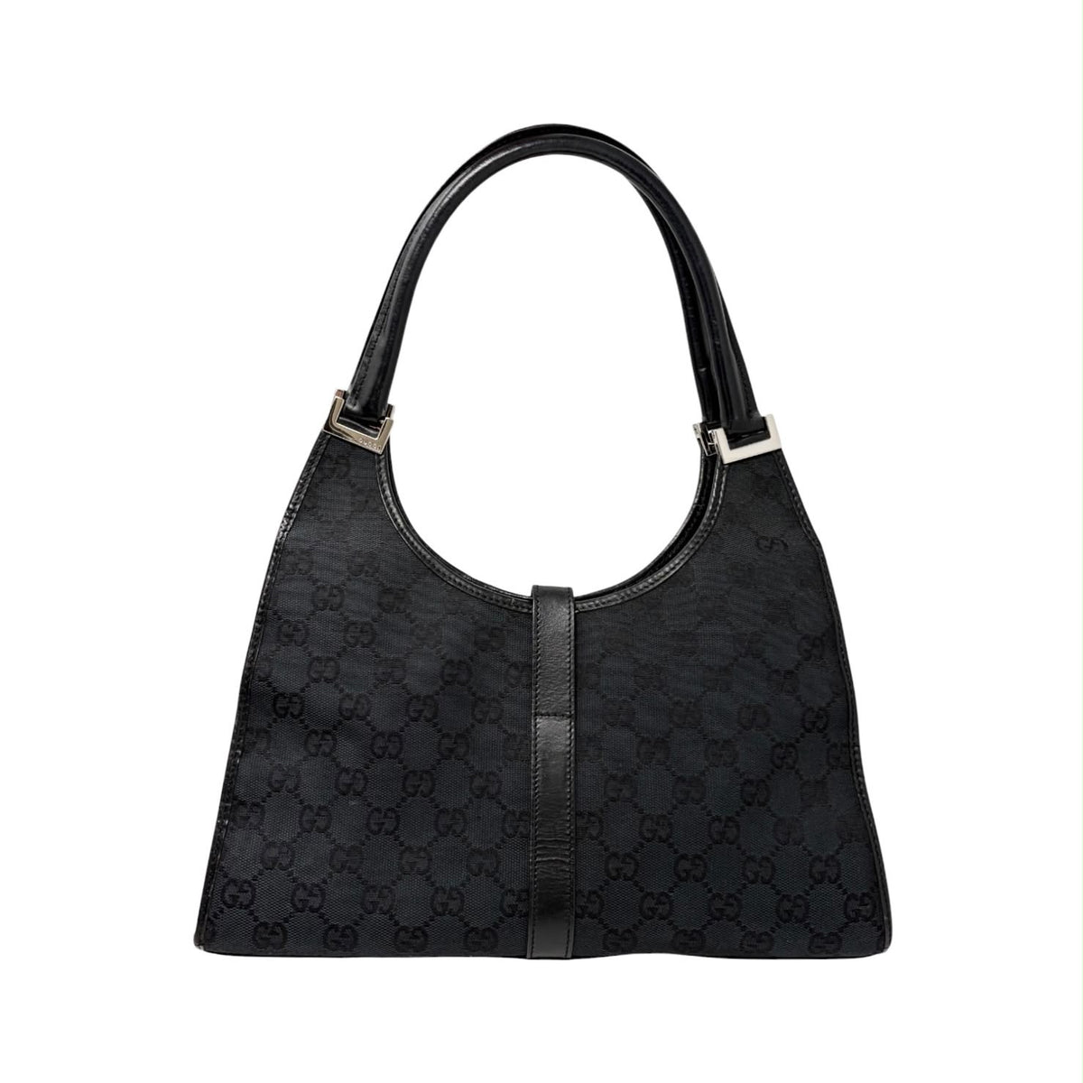Gucci Black Canvas Jackie Bag