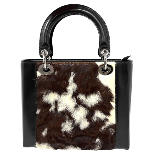 Dior Deer Print Fur Lady Bag