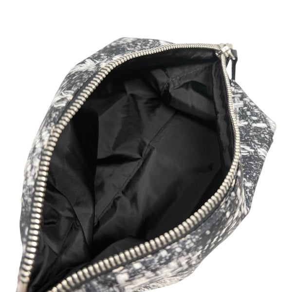 Chanel Tweed Print Nylon Flap Bag