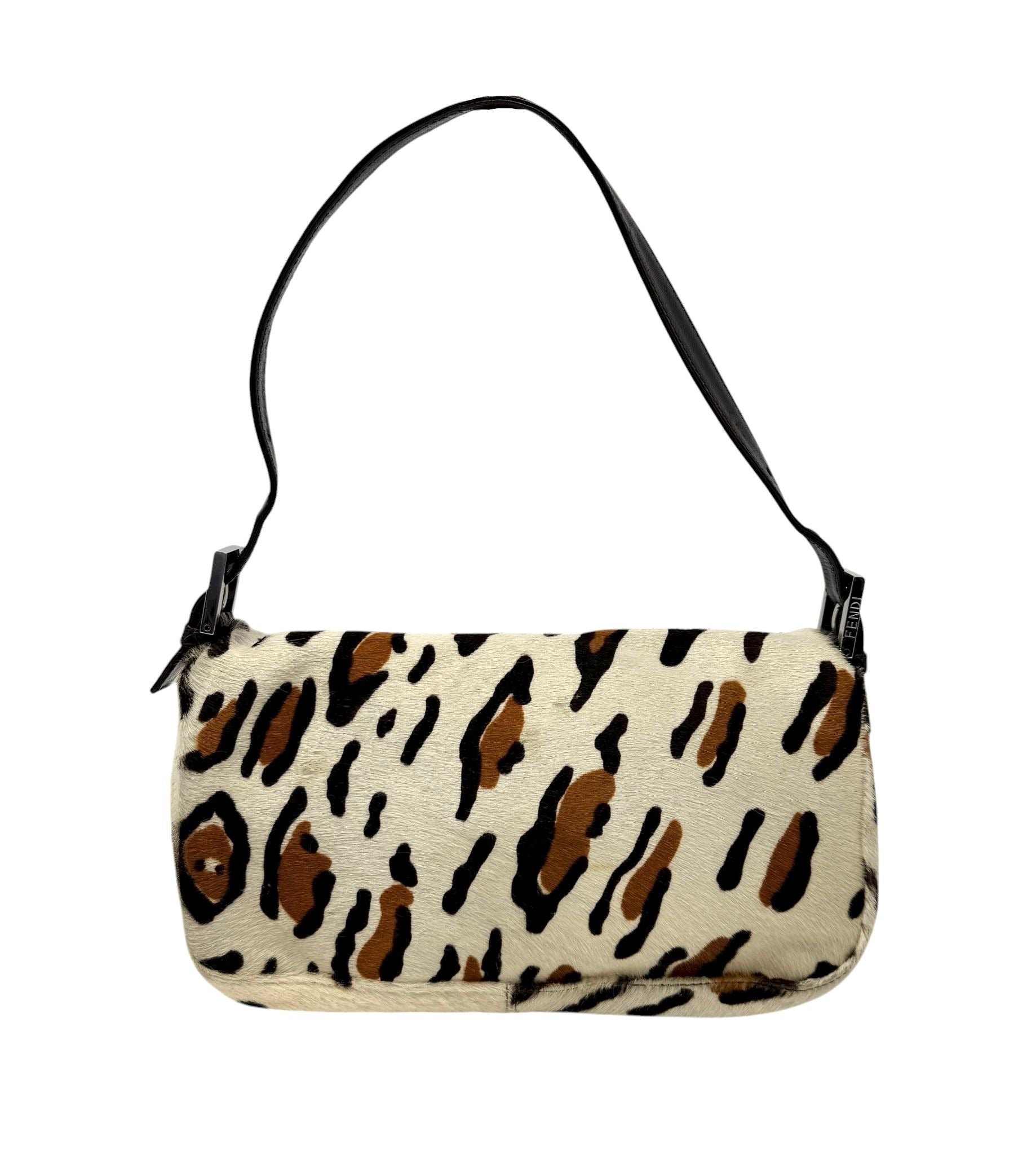 Fendi Leopard Print Baguette