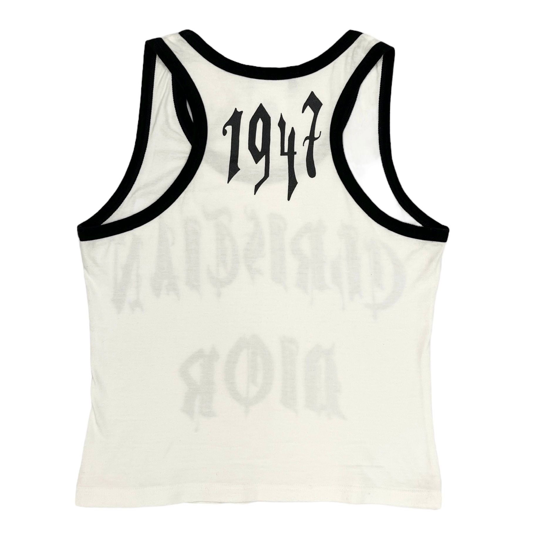 Christian Dior　タンクトップ Tank Top Black Wool Knit | DIOR