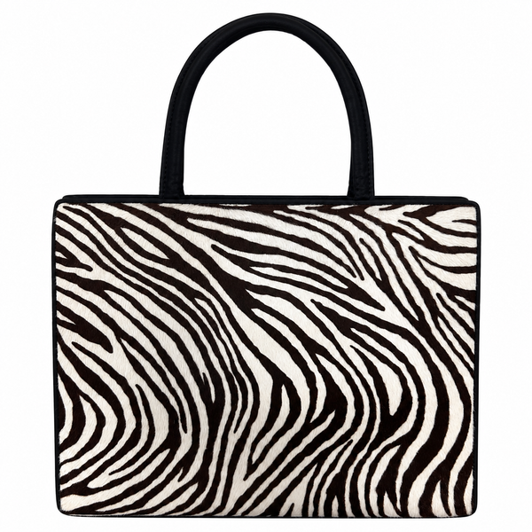 Dior Zebra Print Calf Hair Lady Bag