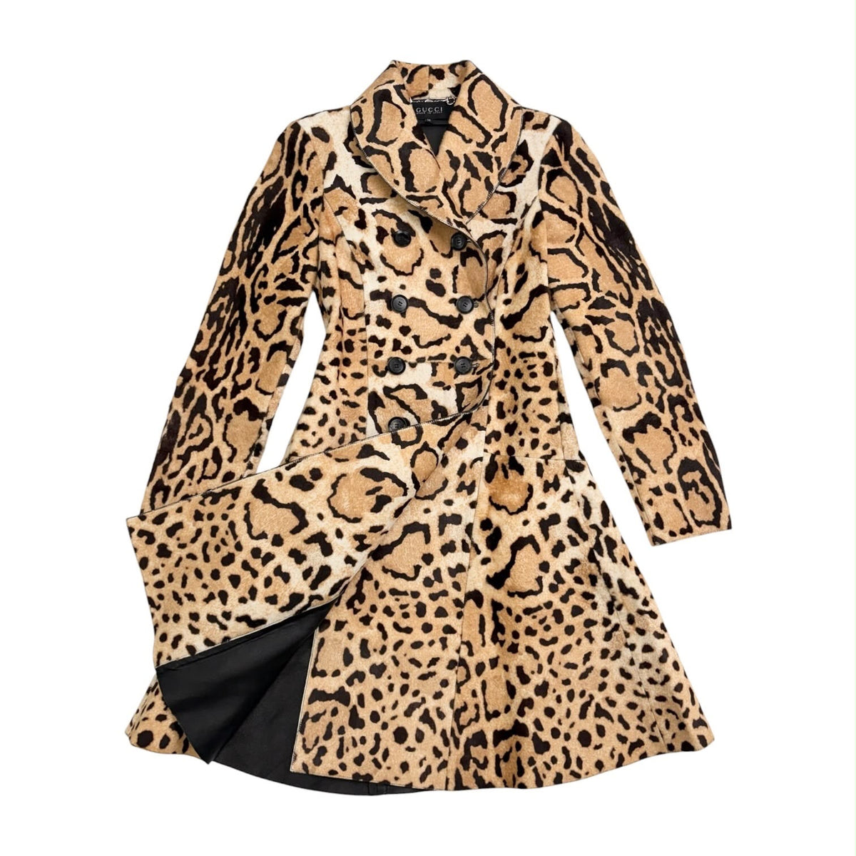 Gucci Cheetah Calfhair & Leather Jacket