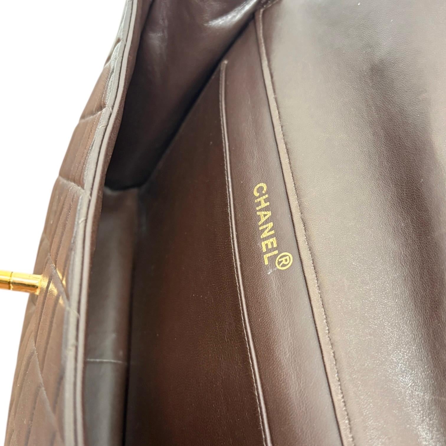Chanel Brown Double Faced Flap Bag