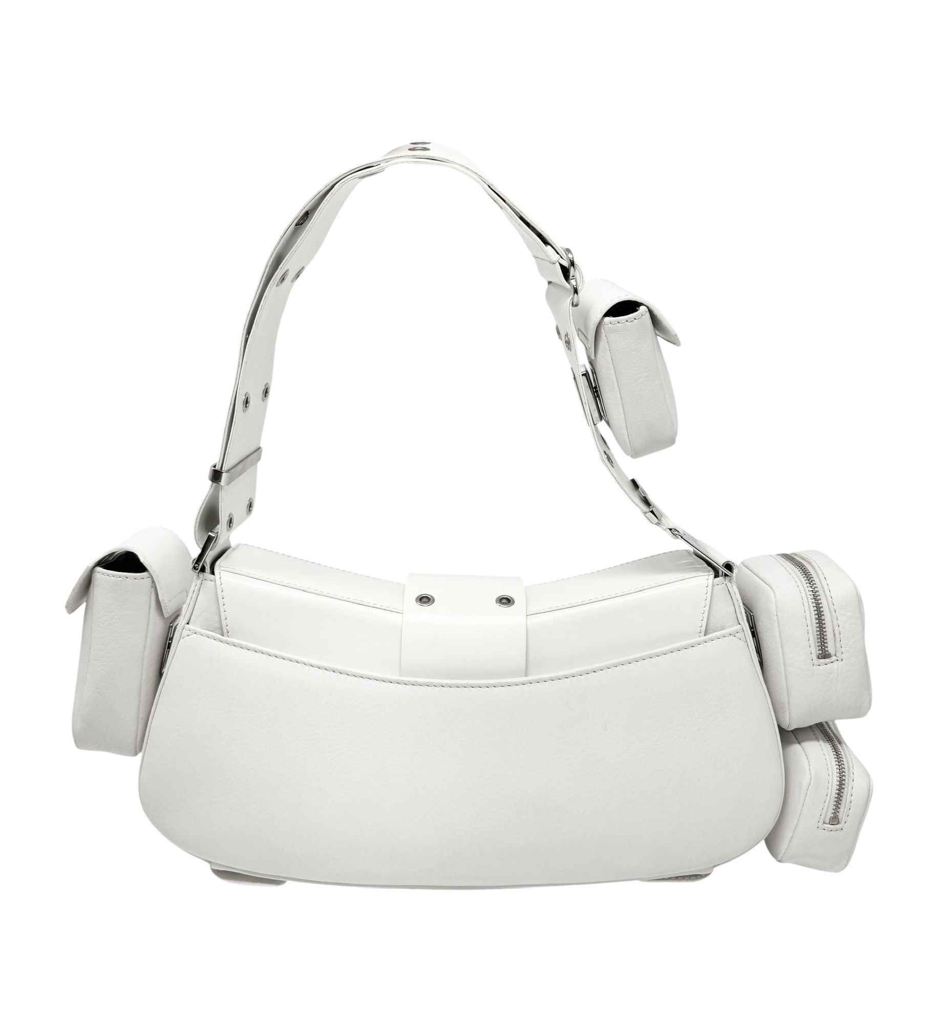 Dior White Leather Columbus Bag – Treasures of NYC