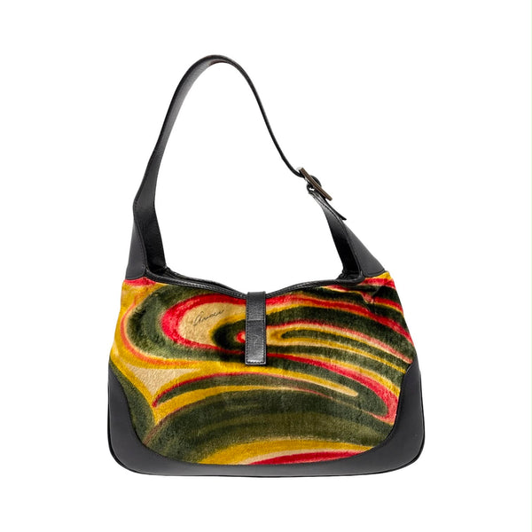 Gucci Velvet Psychedelic Jackie Bag