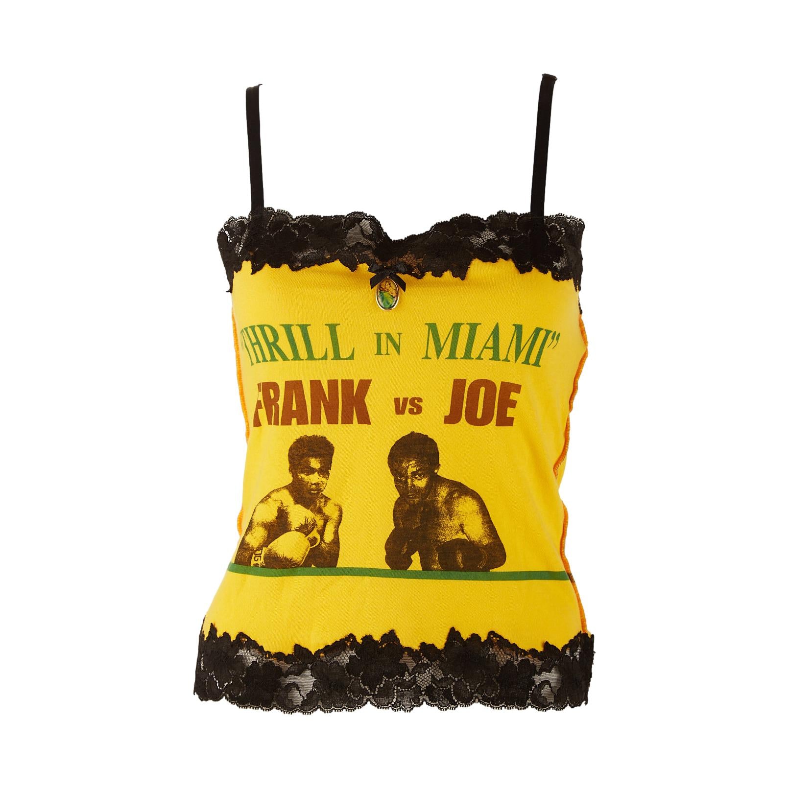 Dolce & Gabbana Yellow “Fighter” Tank