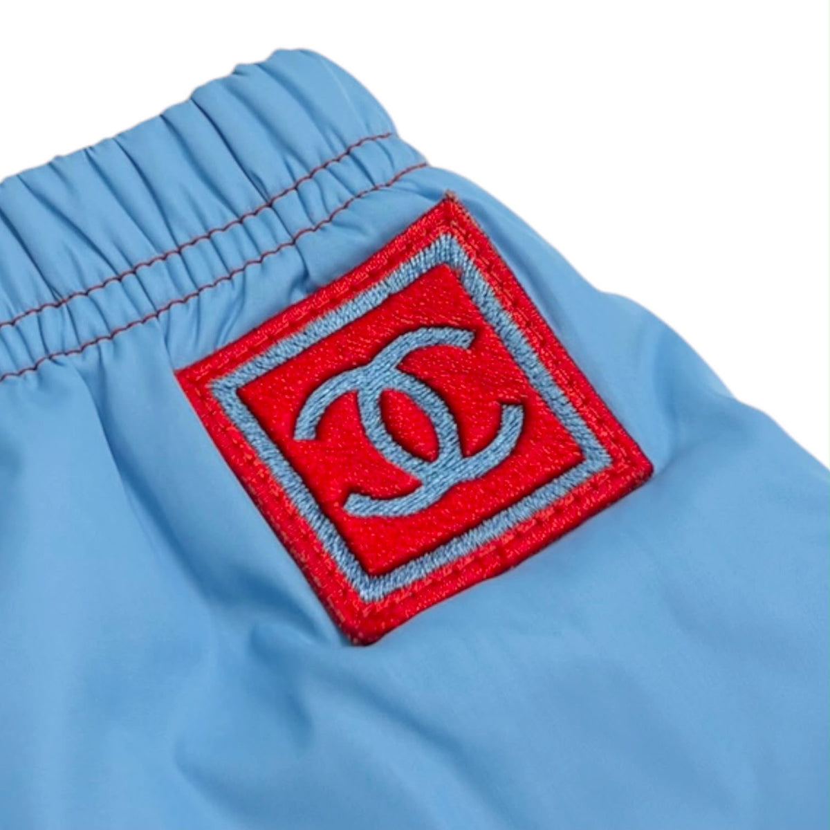 Chanel Sport Blue Logo Shorts