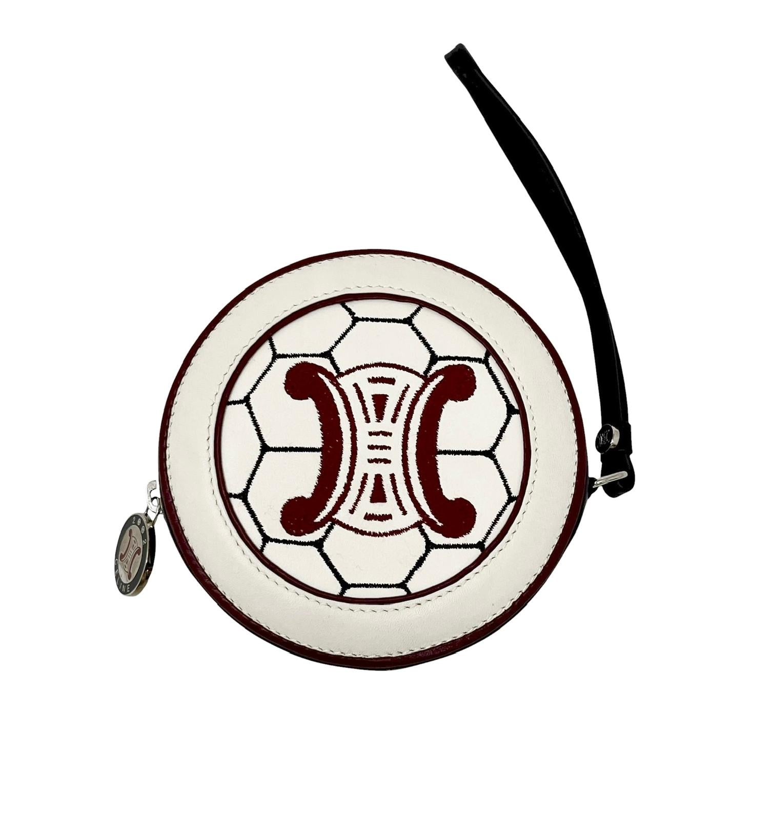 Celine Leather World Cup Wristlet