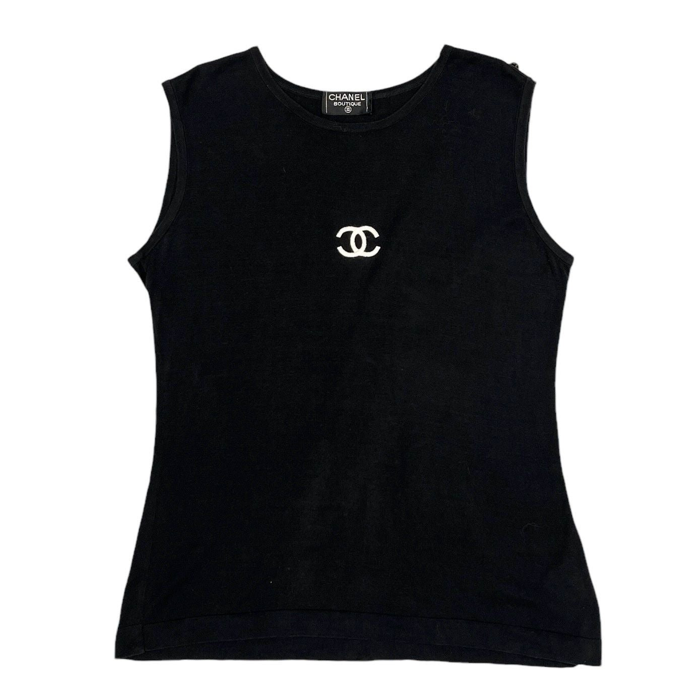 Chanel Black Logo Tank – Treasures of NYC