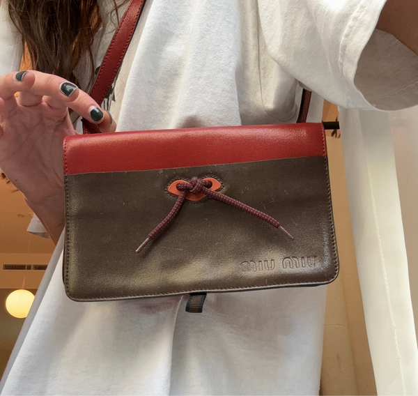 Miu Miu Red Mini Shoulder Bag