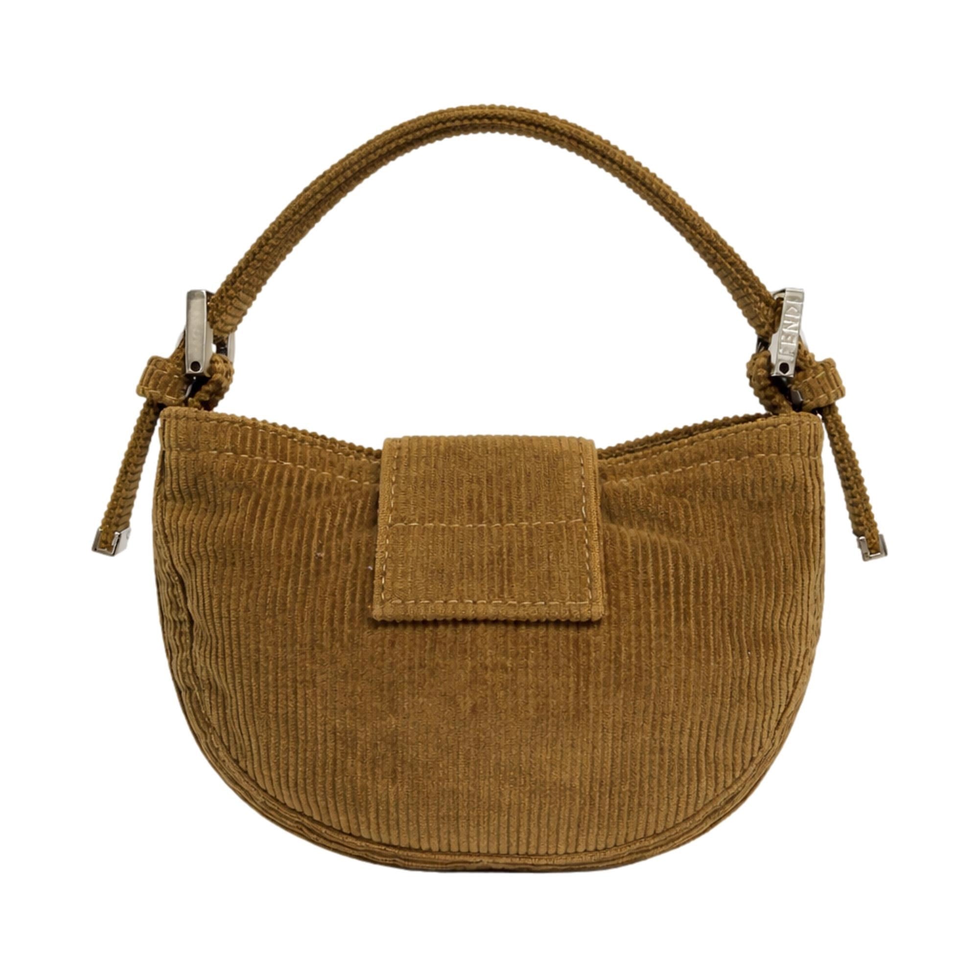 FENDIクワドロミニ Fendi Corduroy Mini Croissant Bag – Treasures of NYC
