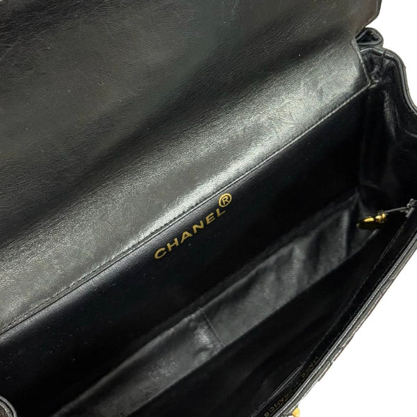 Chanel Black Lambskin Double Sided Flap Bag