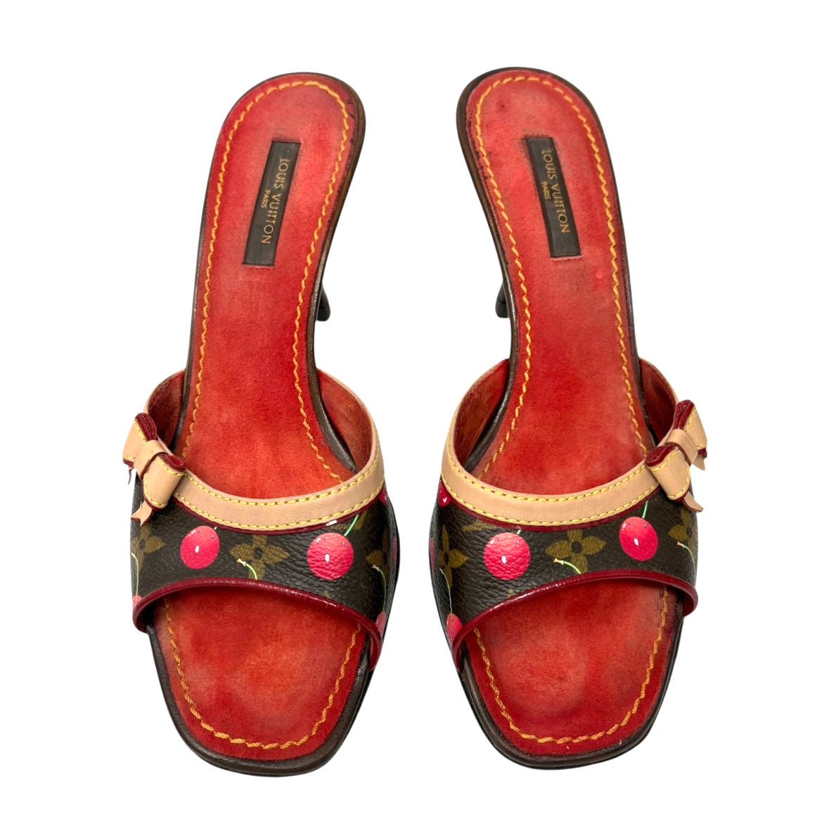 Louis Vuitton Cherry Logo Heels