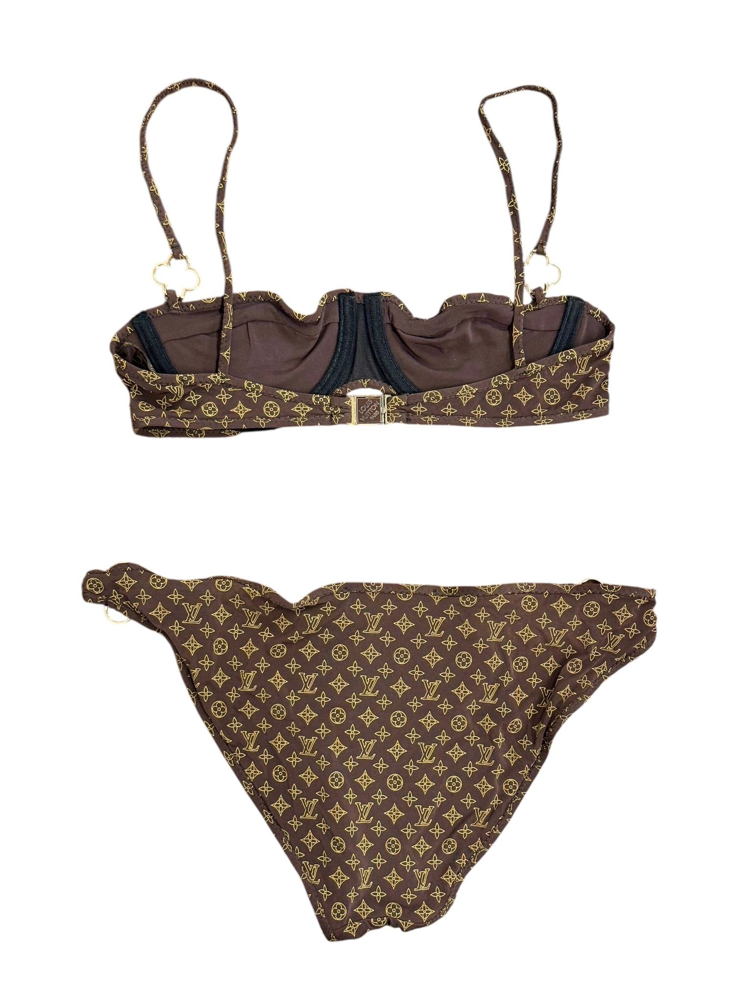 Louis Vuitton Brown Logo Bikini – Treasures of NYC