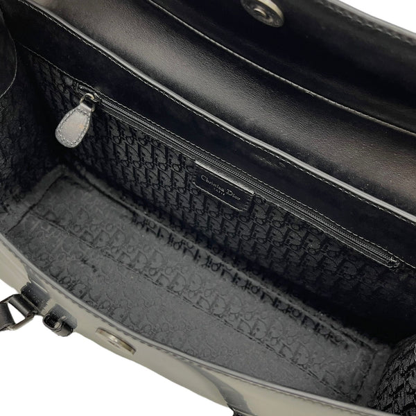 Dior Black Leather Saddle Shoulder Bag