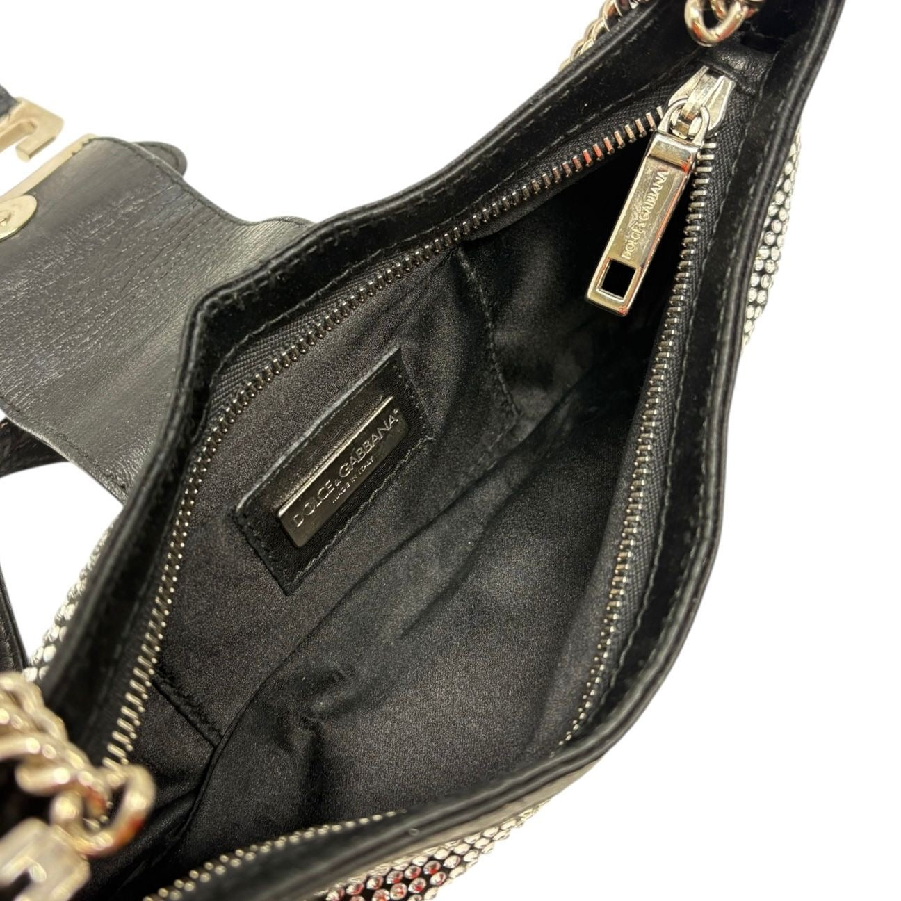 Dolce & Gabbana Rhinestone Mini Shoulder Bag