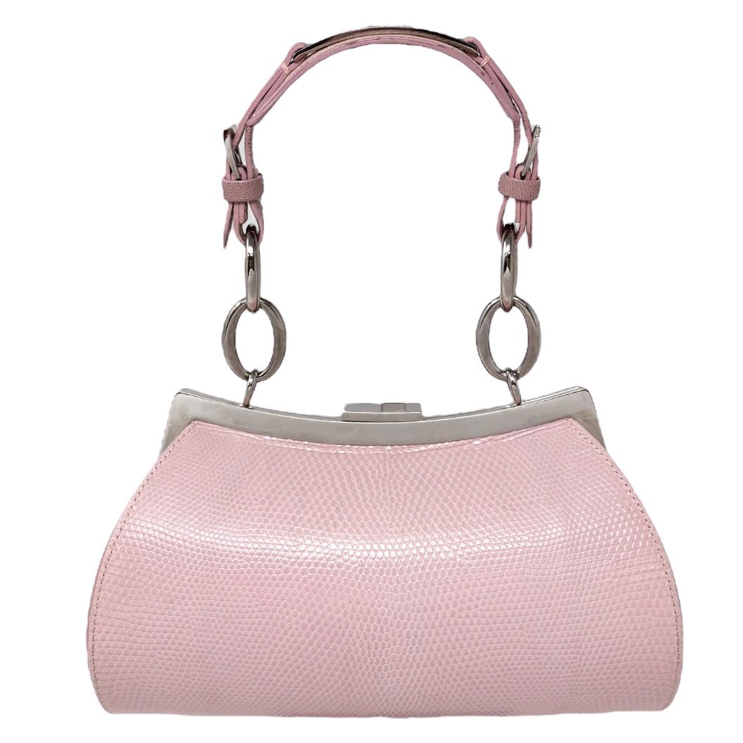 Dior Pink Mini Logo Top Handle Bag