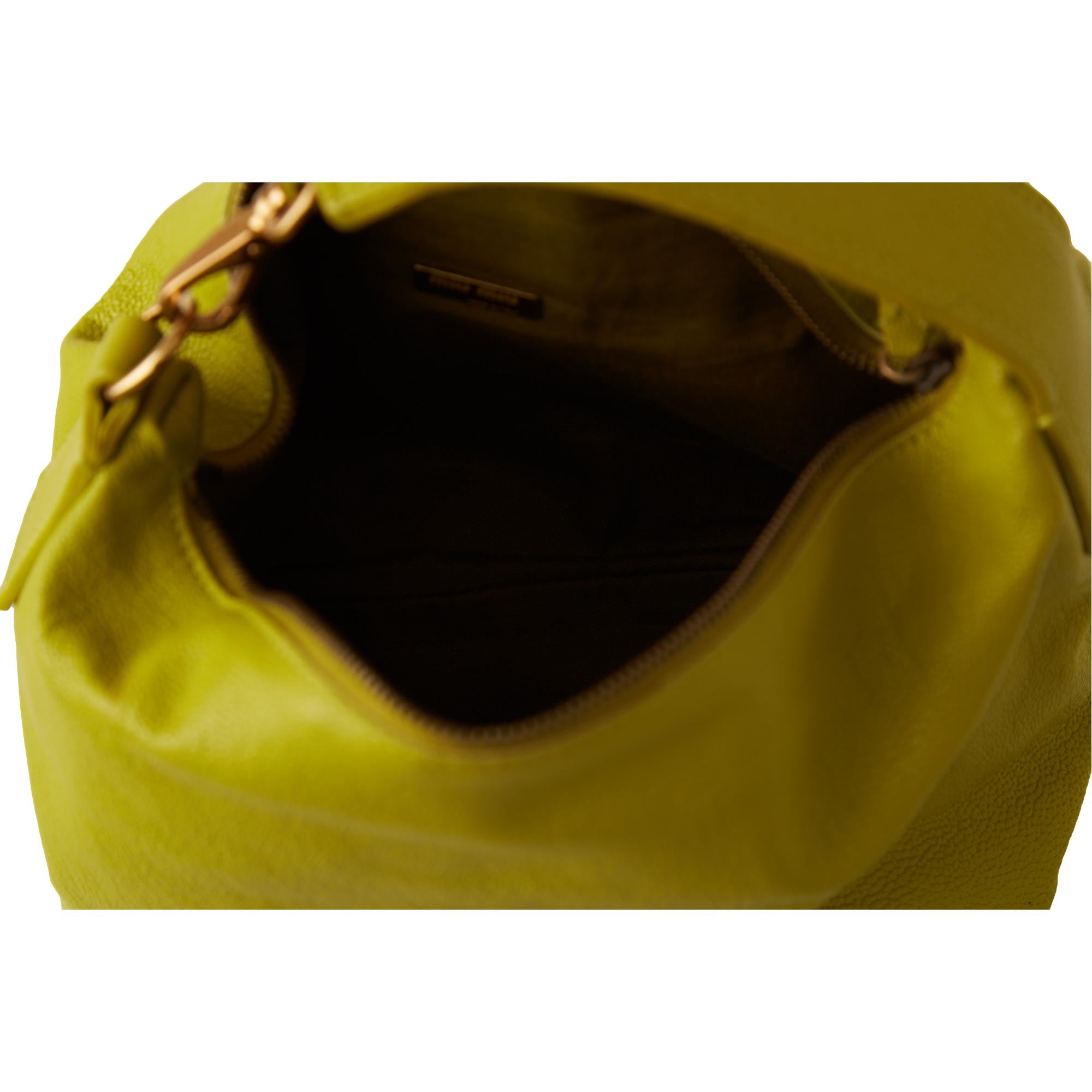 Miu Miu Lime Green Leather Mini Bag