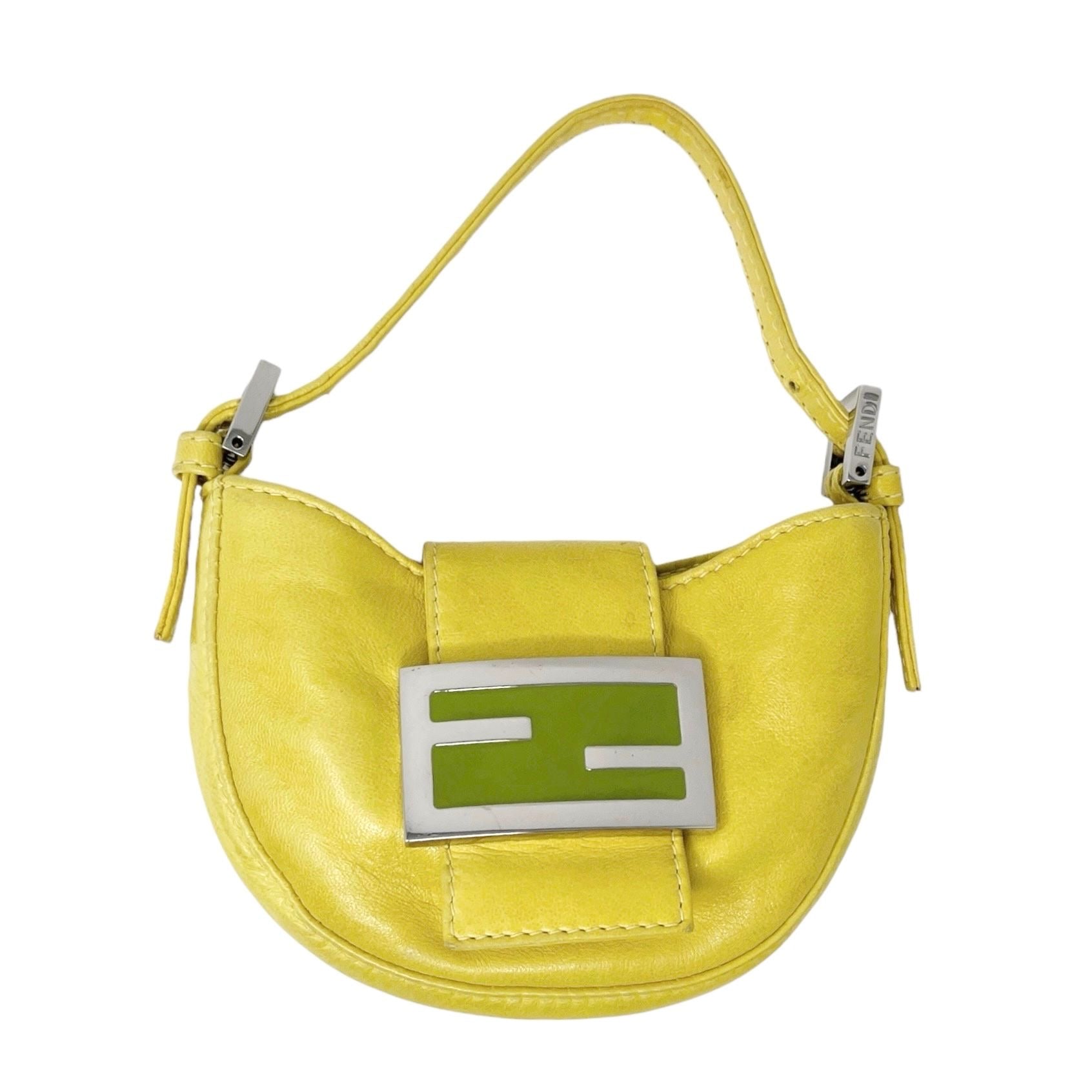 Fendi Yellow Mini Croissant