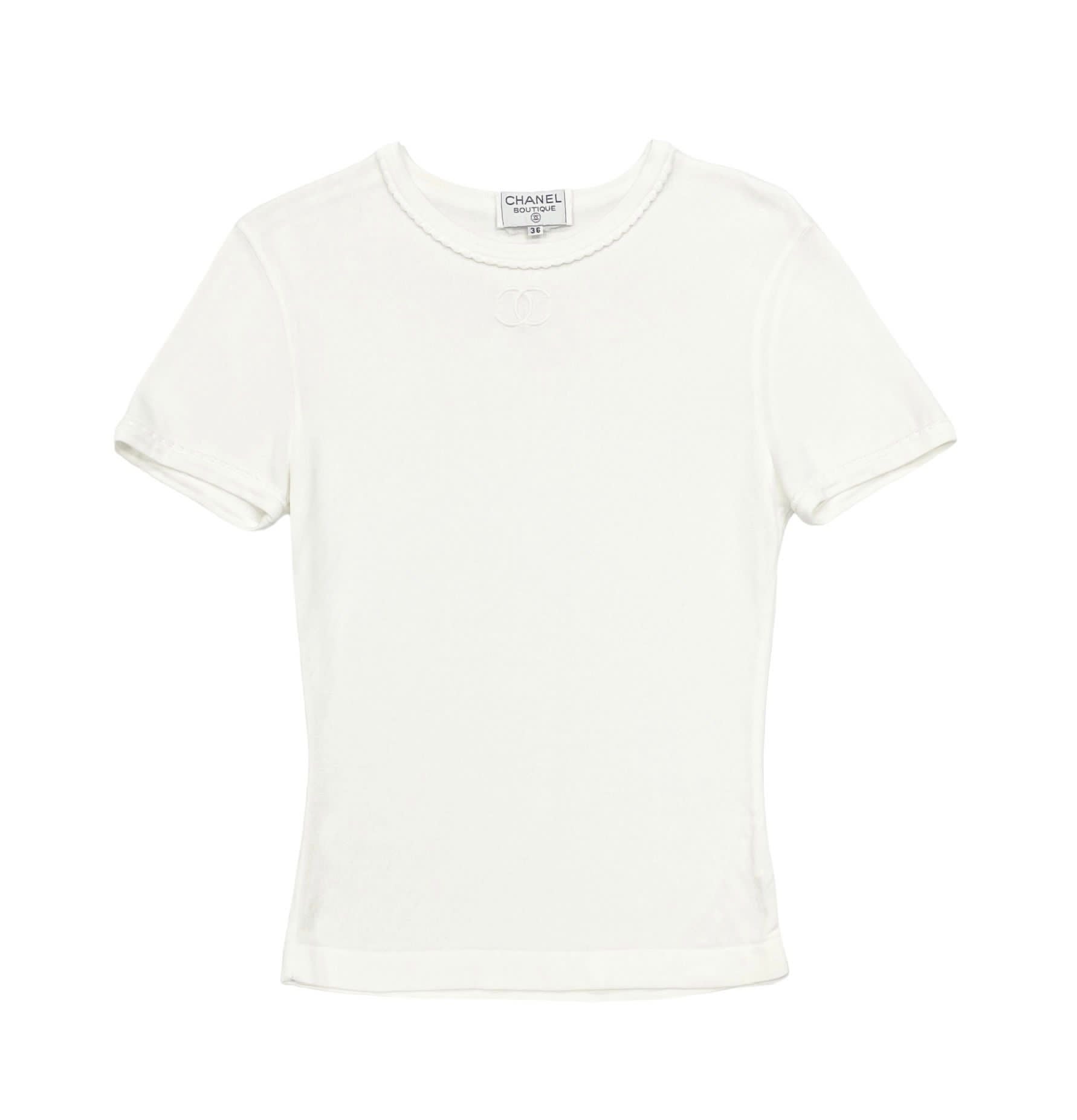 Chanel T-shirt - Shop for Chanel T-shirt on Wheretoget