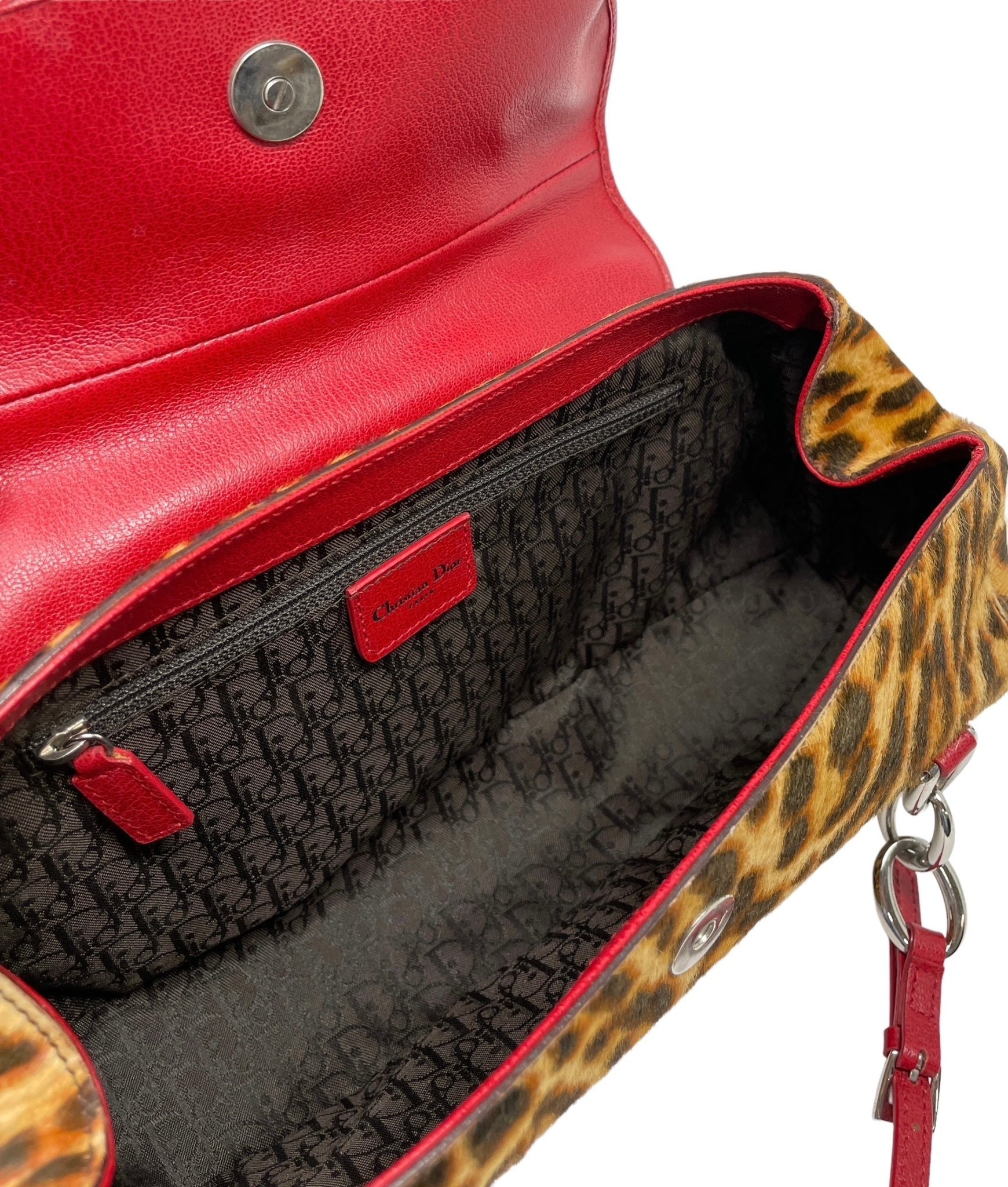 Dior Cheetah Print Logo Shoulder Bag – Treasures of NYC