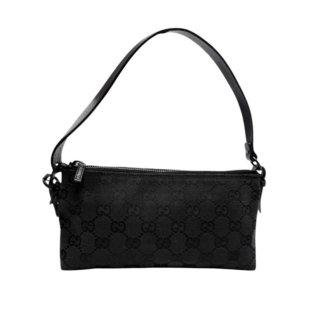 Gucci Black Canvas Mini Shoulder Bag