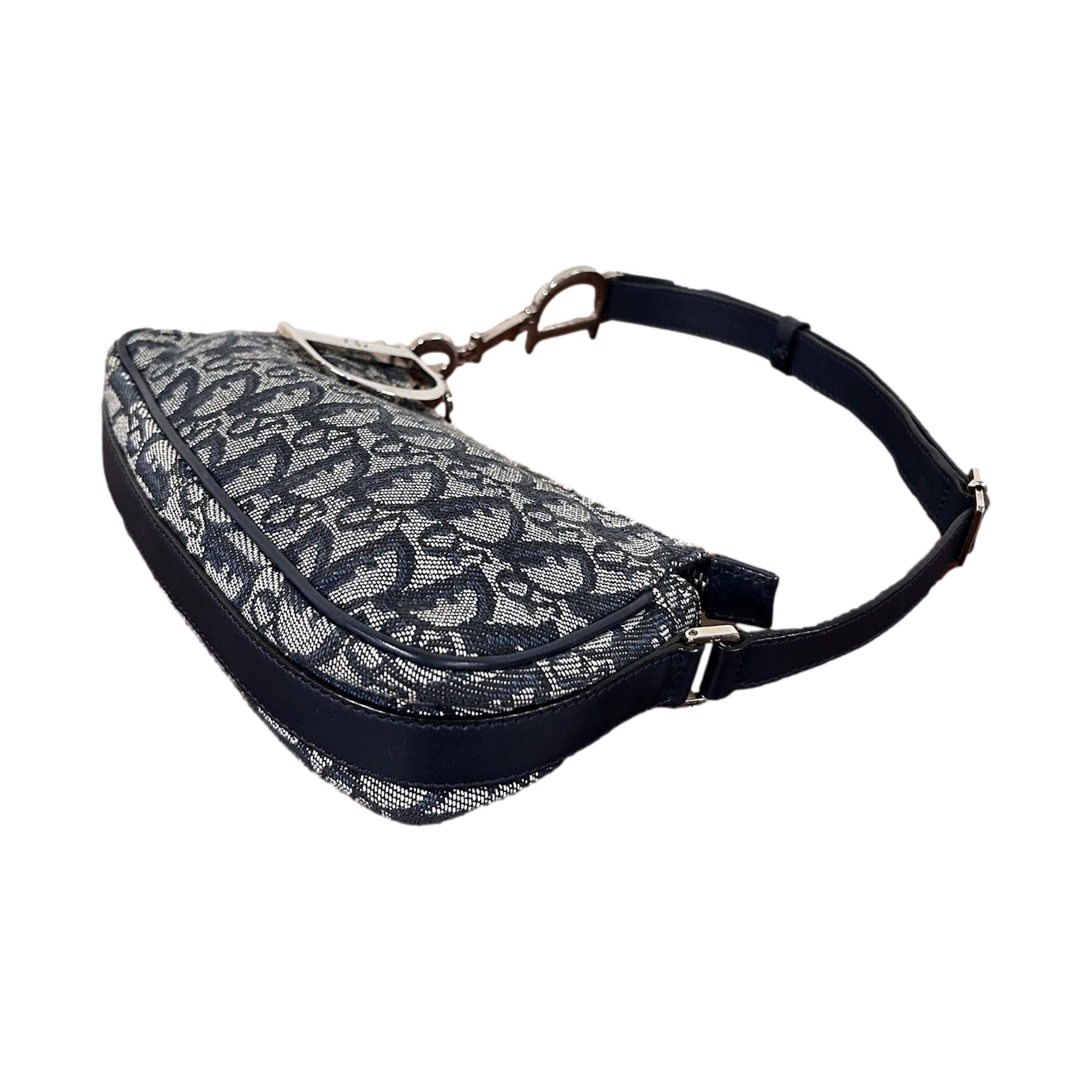 Dior Logo Canvas Shoulder Bag