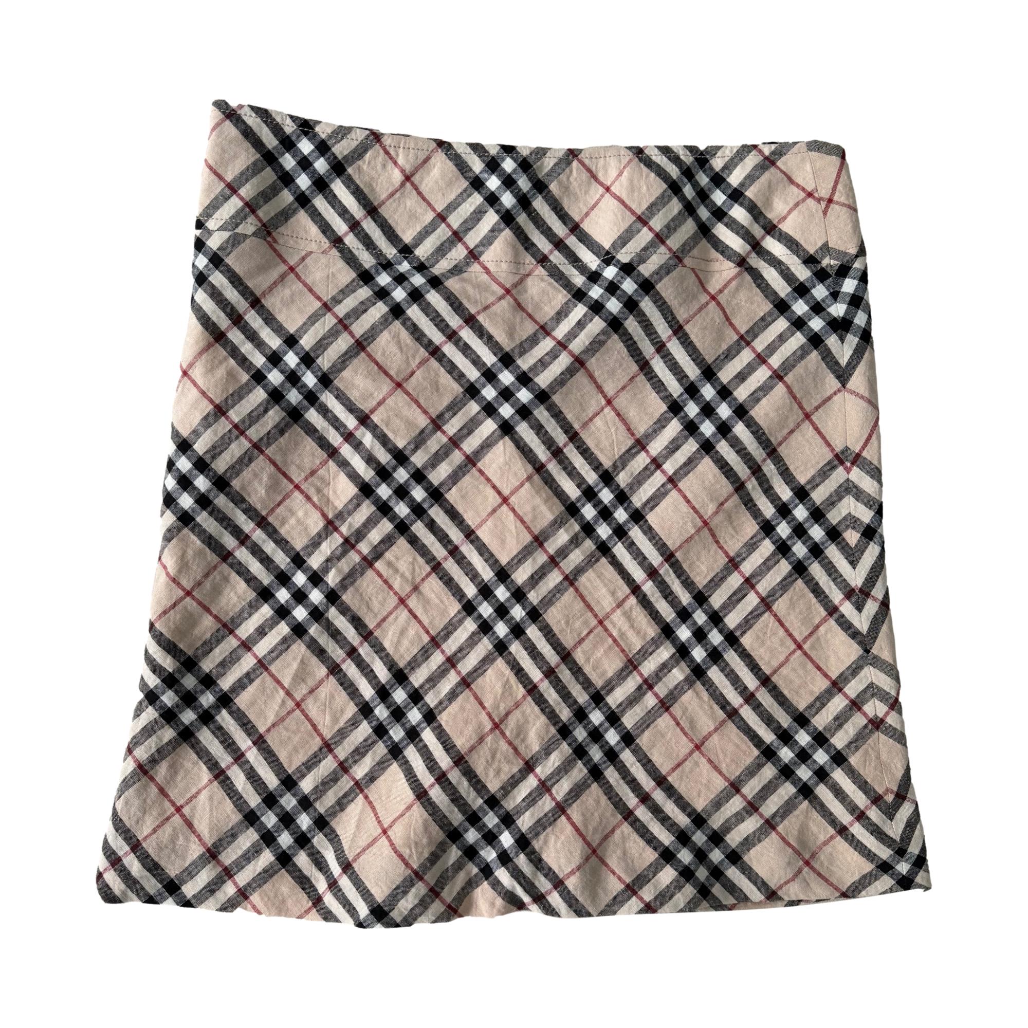Burberry Plaid Skirt
