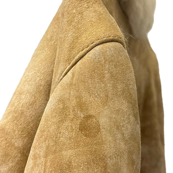 Gucci Tan Suede + Fur Jacket