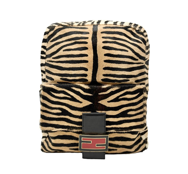 Fendi Zebra Print Backpack – Treasures of NYC display picture 3